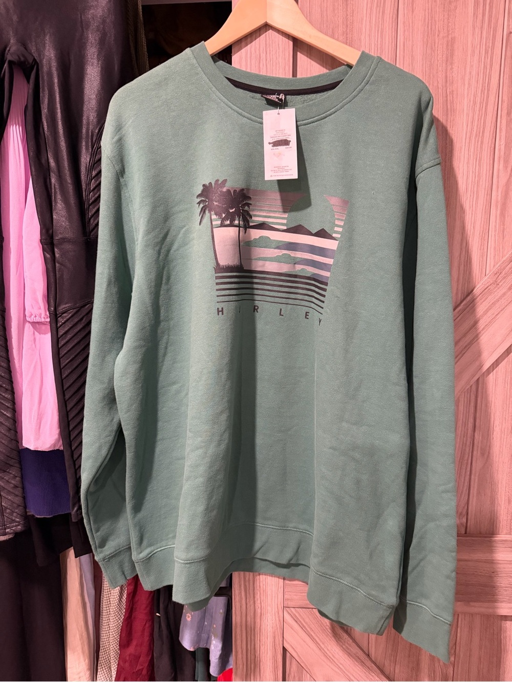 Hurley Men's Graphic Crewneck